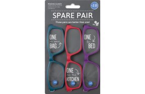 ΓΥΑΛΙΑ ΔΙΑΒΑΣΜΑΤΟΣ IF SPAIR PAIR 40408 +2.0 ΣΕΤ/3τεμ